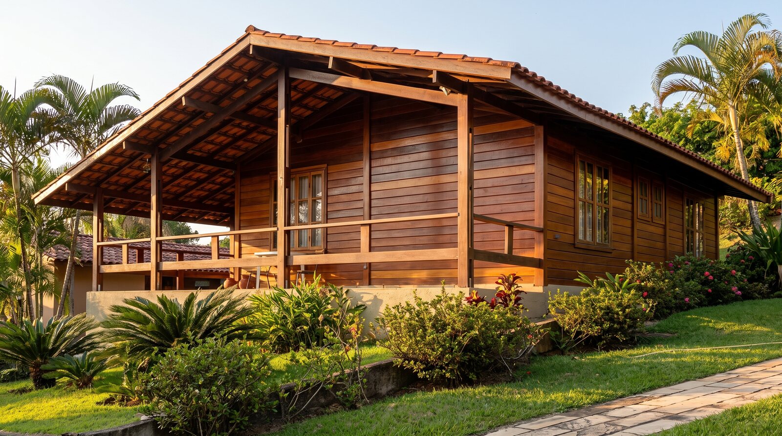 Modelo Gramado — casa de madeira
