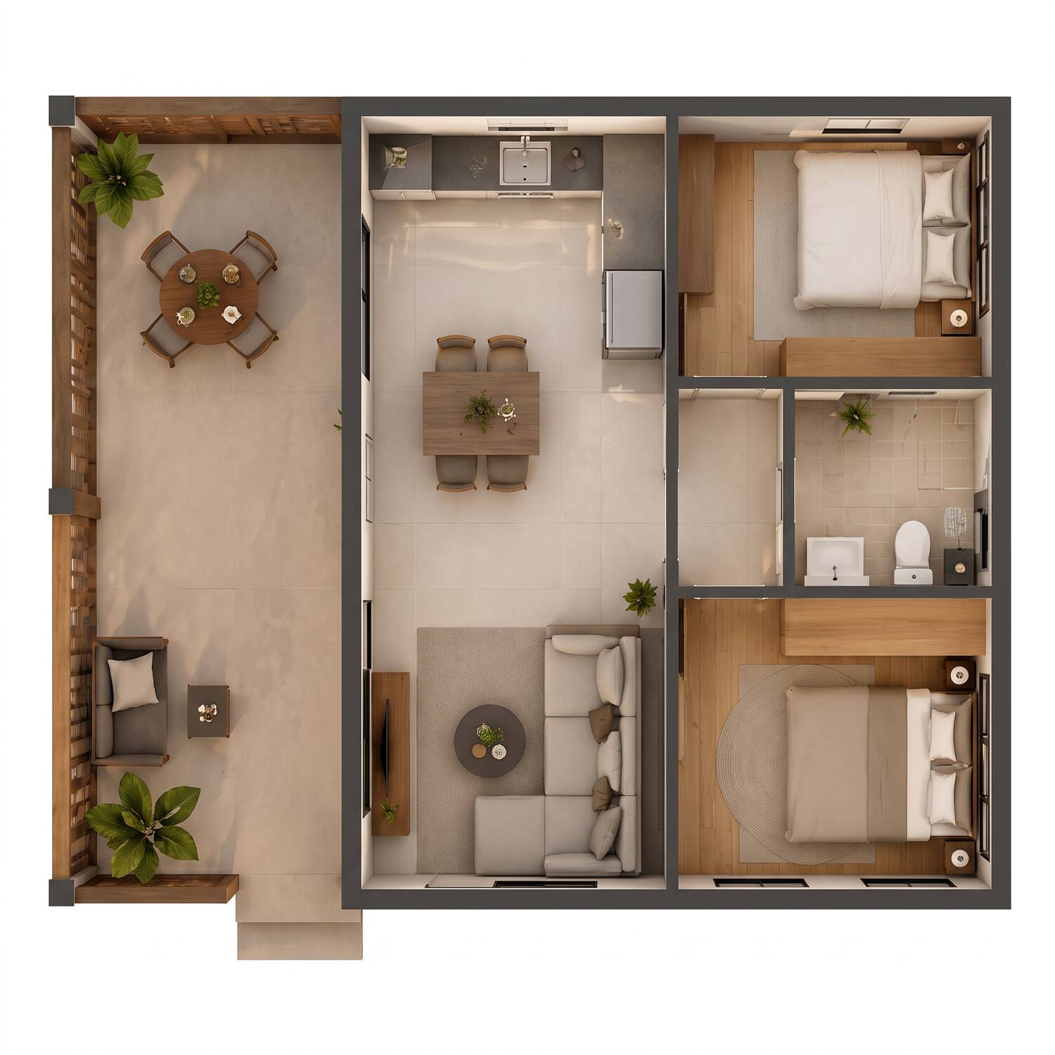 Planta do modelo Tomar