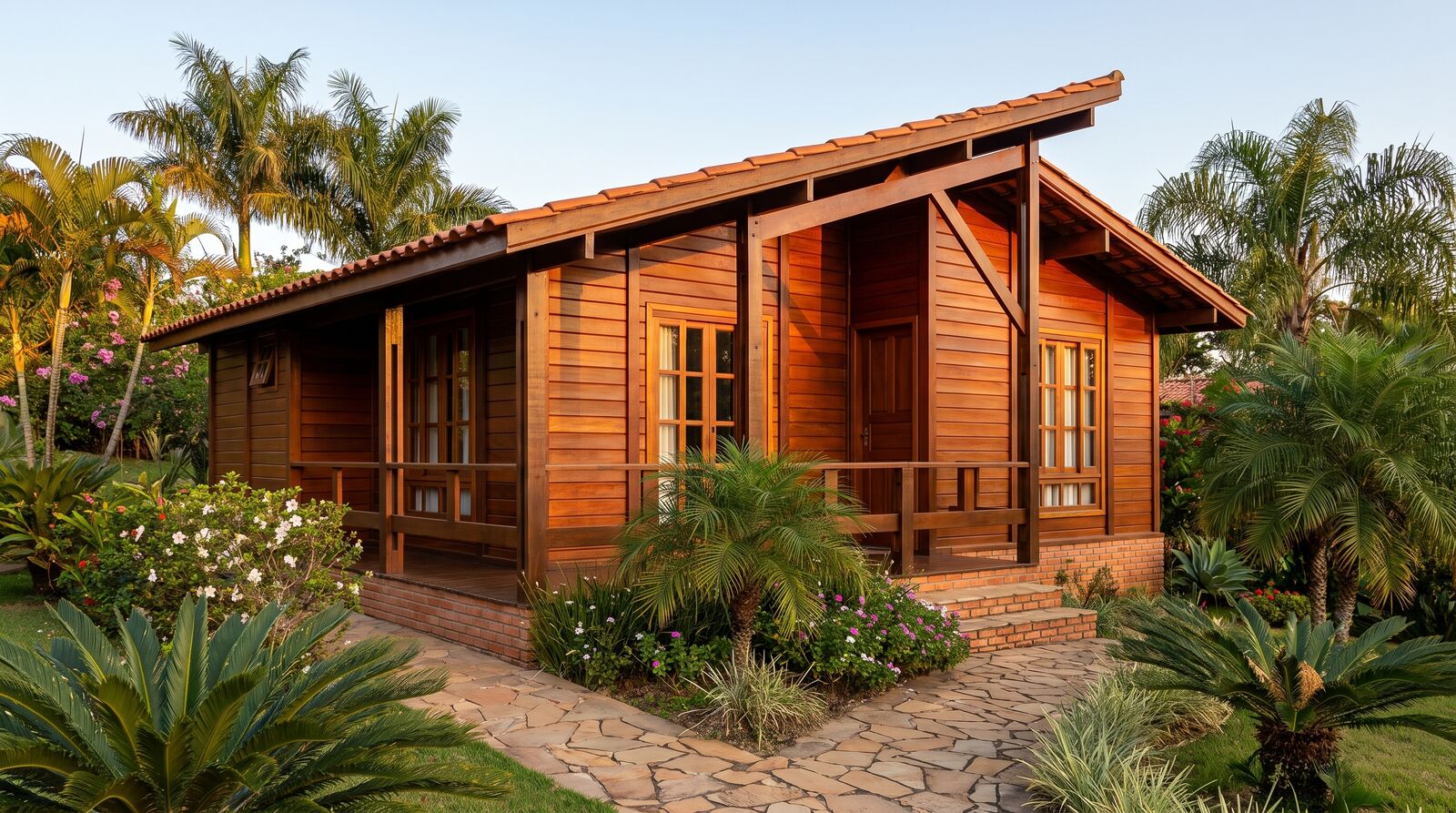Modelo Alcântara — casa de madeira