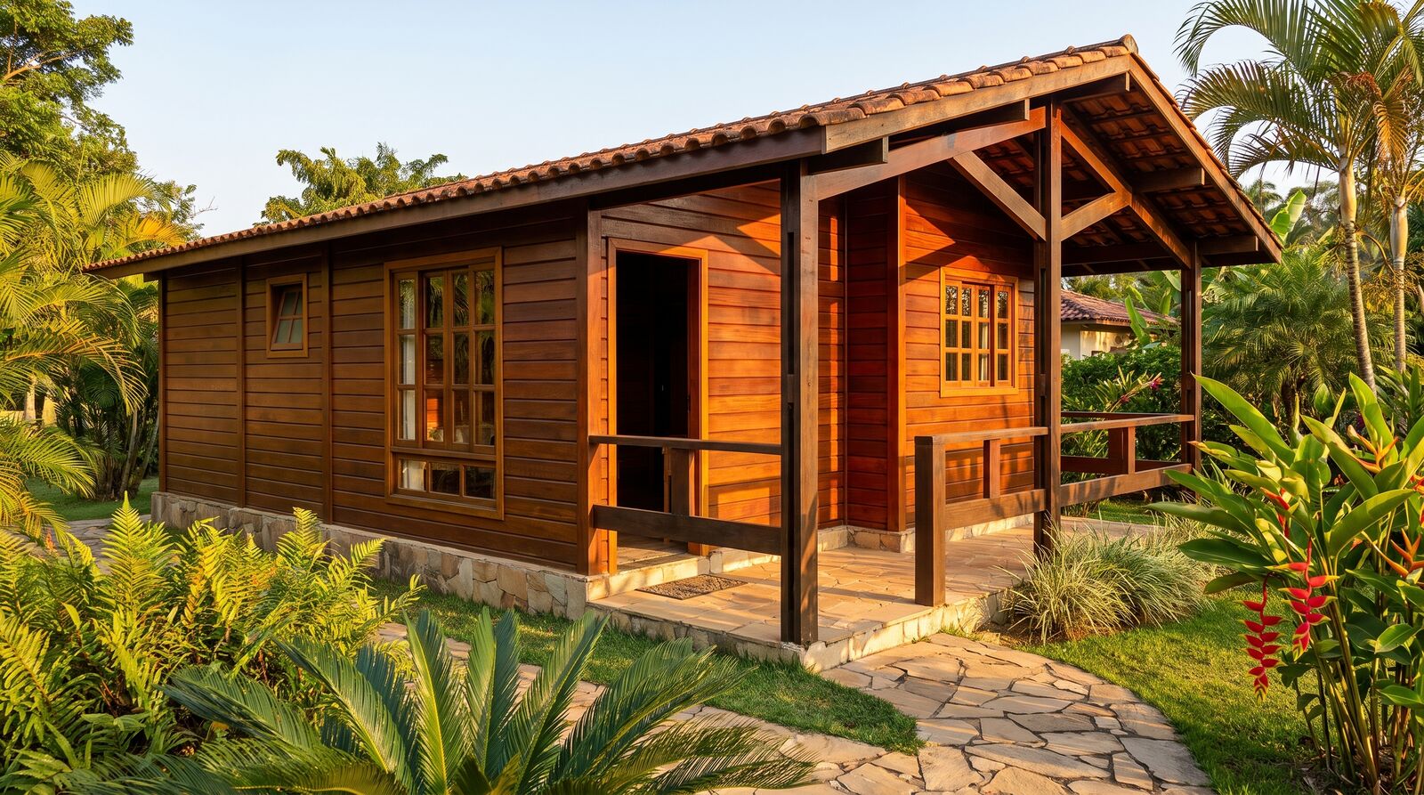 Modelo Itaparica — casa de madeira