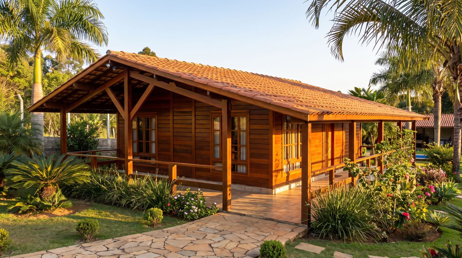 Modelo Itapema — casa de madeira