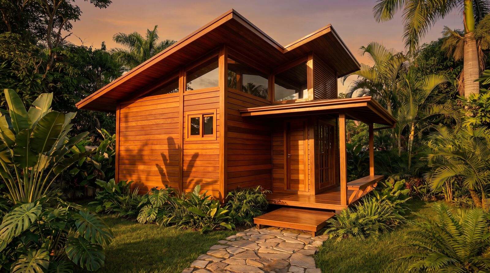 Modelo Studio — casa de madeira